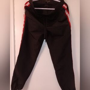 PacSun Red/White Nylon Track Pants